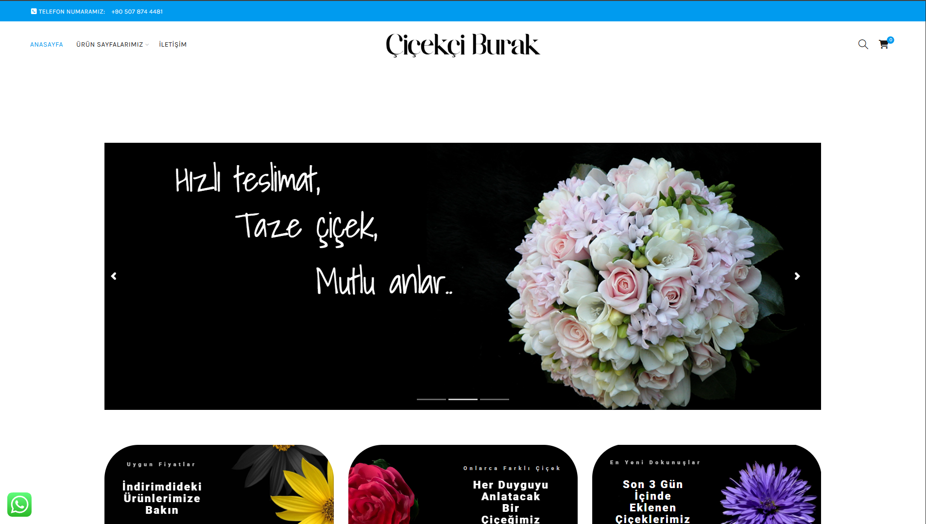 Çiçekçi Burak Website
